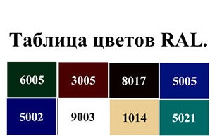 Металлочерепица МОНТЕРРЕЙ 0.45м RAL